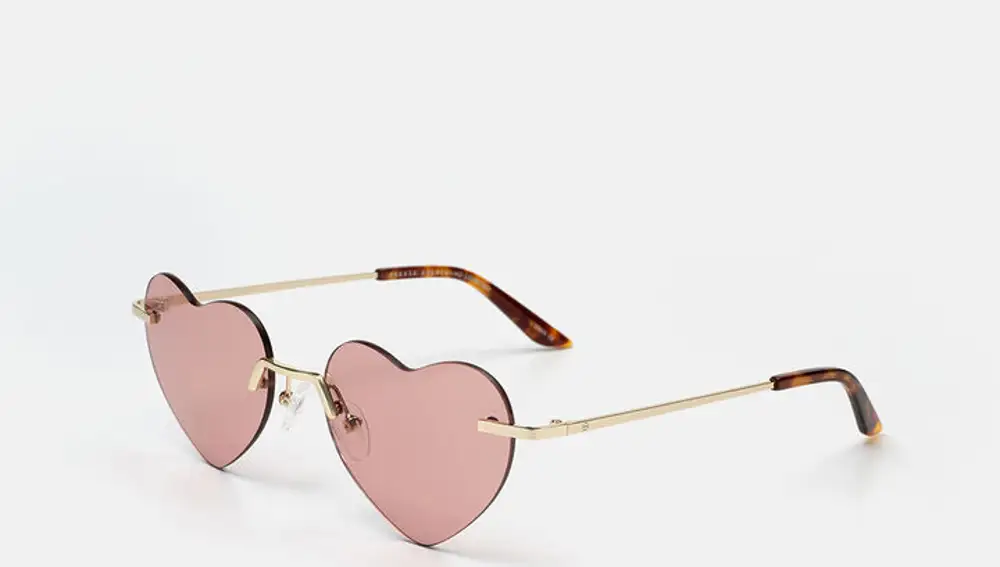 Gafas corazón.