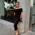 Vicky Martín Berrocal con vestido de Zara.
