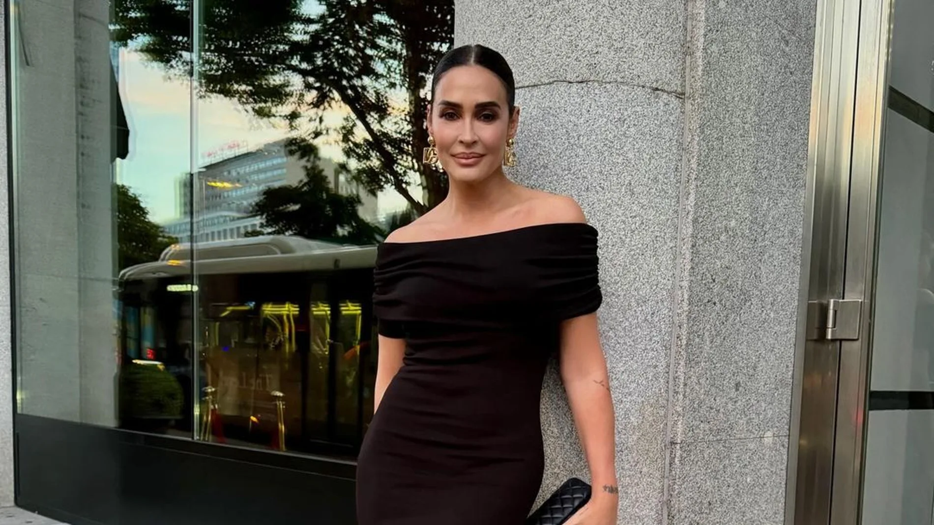 Vicky Martín Berrocal con vestido de Zara.