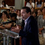 El rector de la UPV, José Capilla, hoy durante su intervención