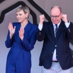 La princesa Charlène y Alberto de Mónaco