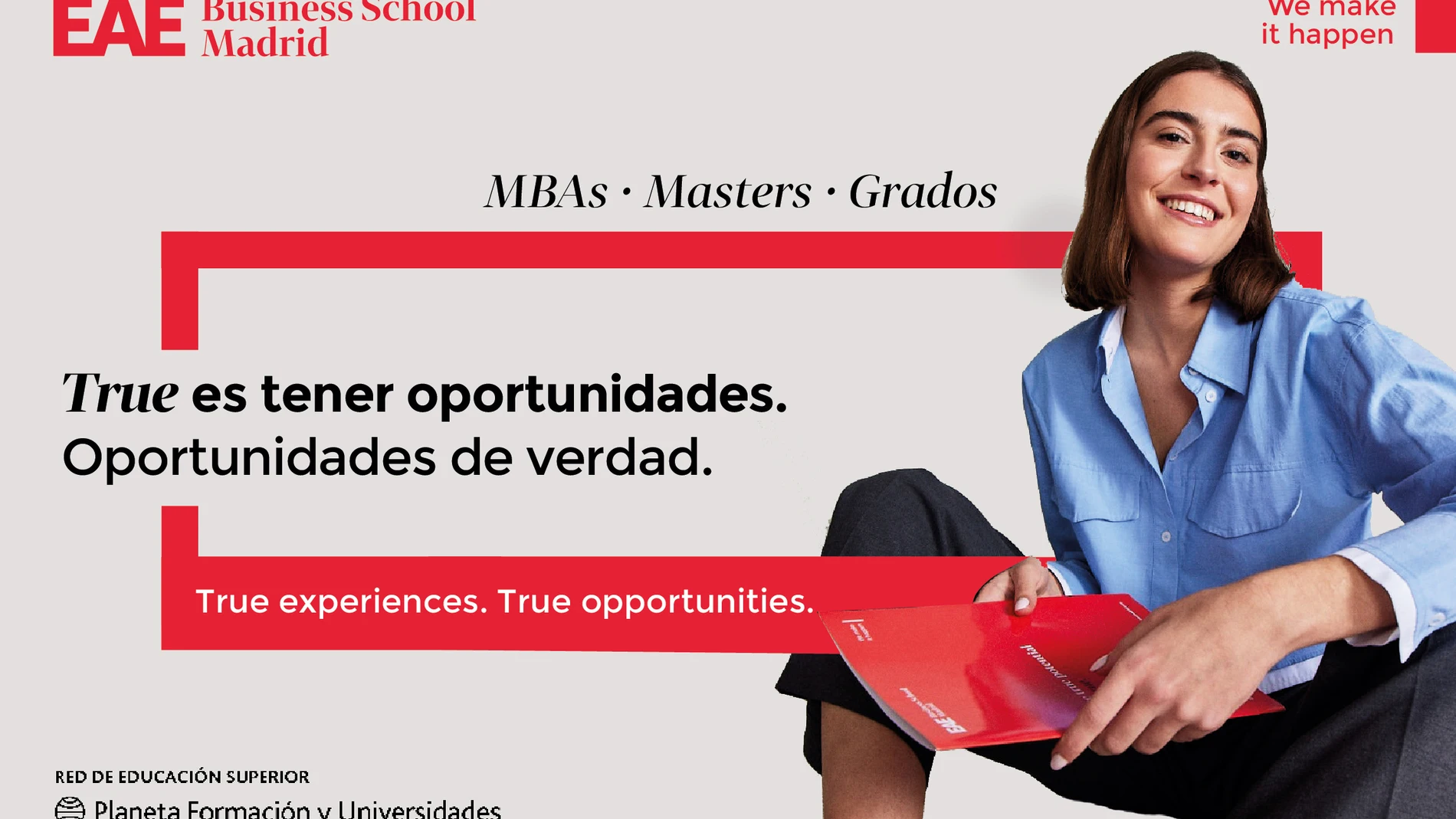 El desarrollo personal y profesional del alumno es el objetivo de EAE Madrid