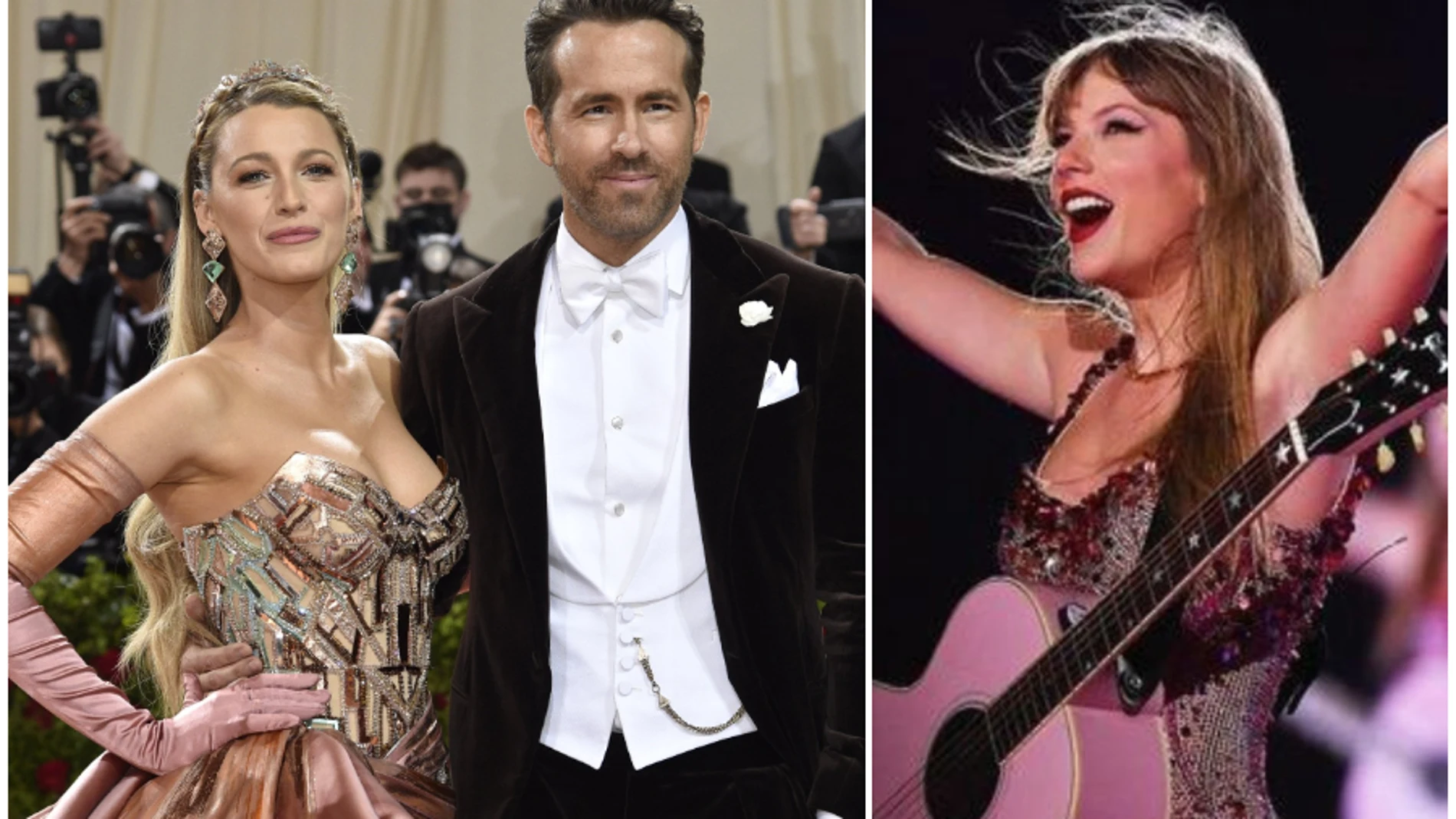 Blake Lively, Ryan Reynolds y Taylor Swift