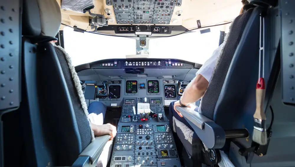 Pilotos en cabina