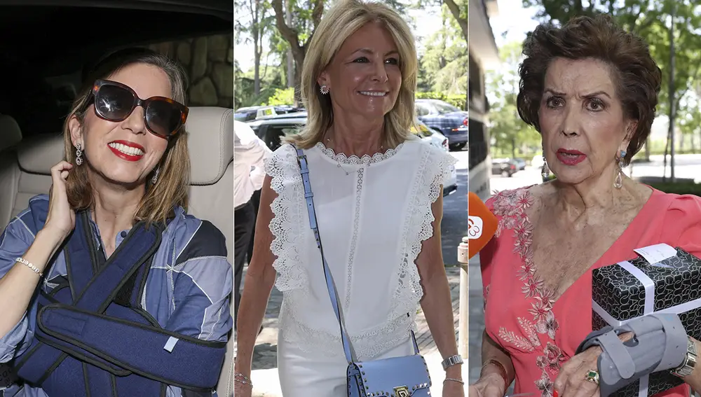 Margarita Vargas, Cristina Yanes y María Rosa Salvador