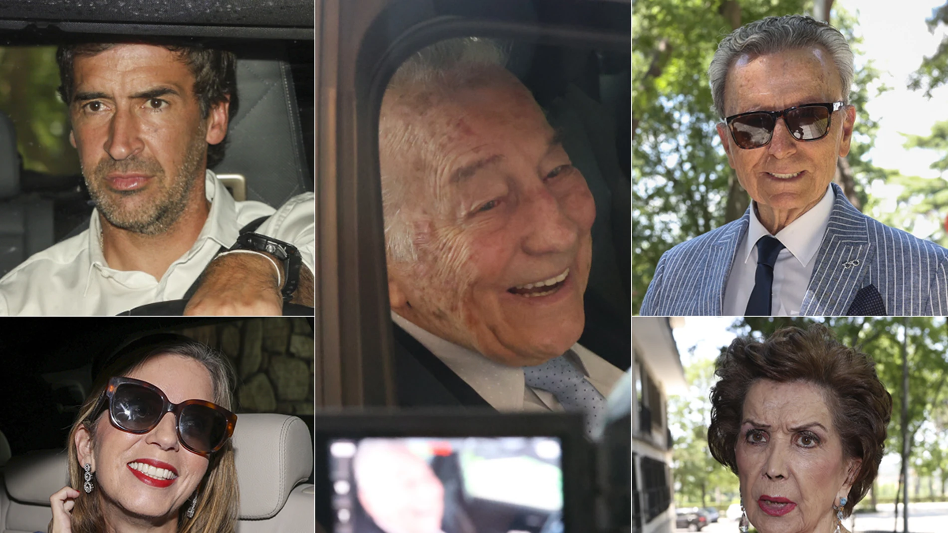 Victoriano Valencia junto a sus buenos amigos en su 93 cumpleaños