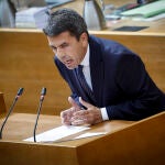 Carlos Mazón en la sesión de control