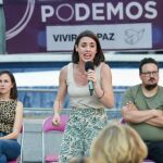 Irene Montero, abierta a trabajar con Sumar en Europa, dice que Podemos es "la única fuerza política que transforma"