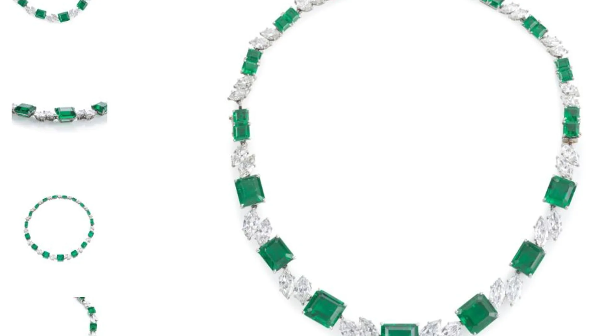 Collar de esmeraldas y diamantes, que perteneció a Yolanda Eleta de Fierro