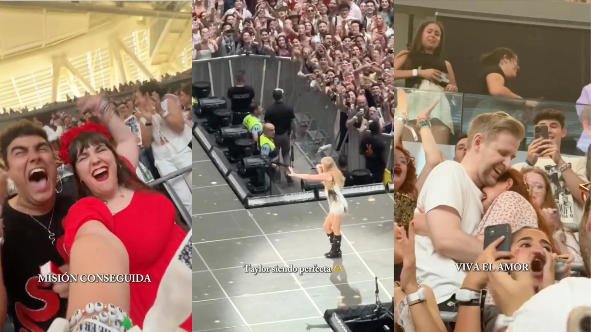 Un joven le pide matrimonio a su novia en el concierto de Taylor Swift