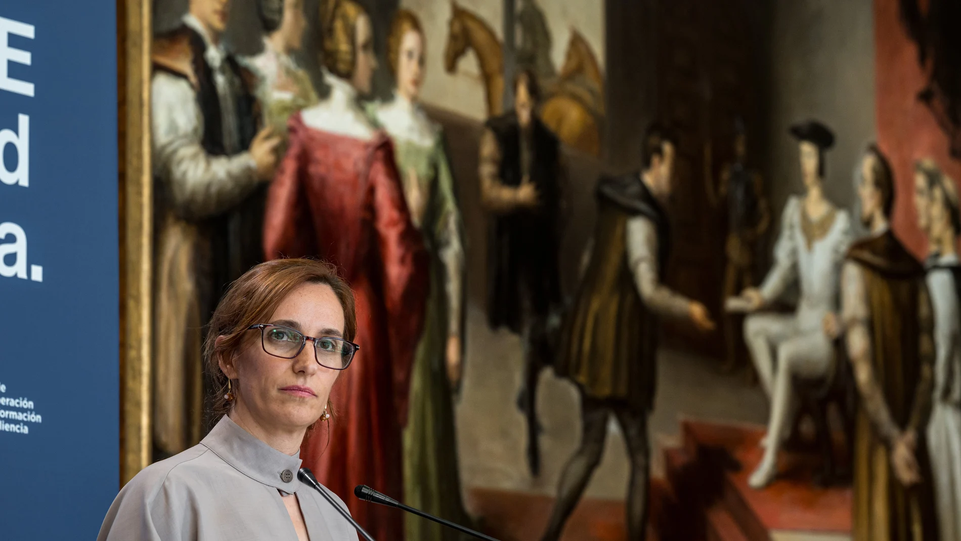La ministra de Sanidad, Mónica García