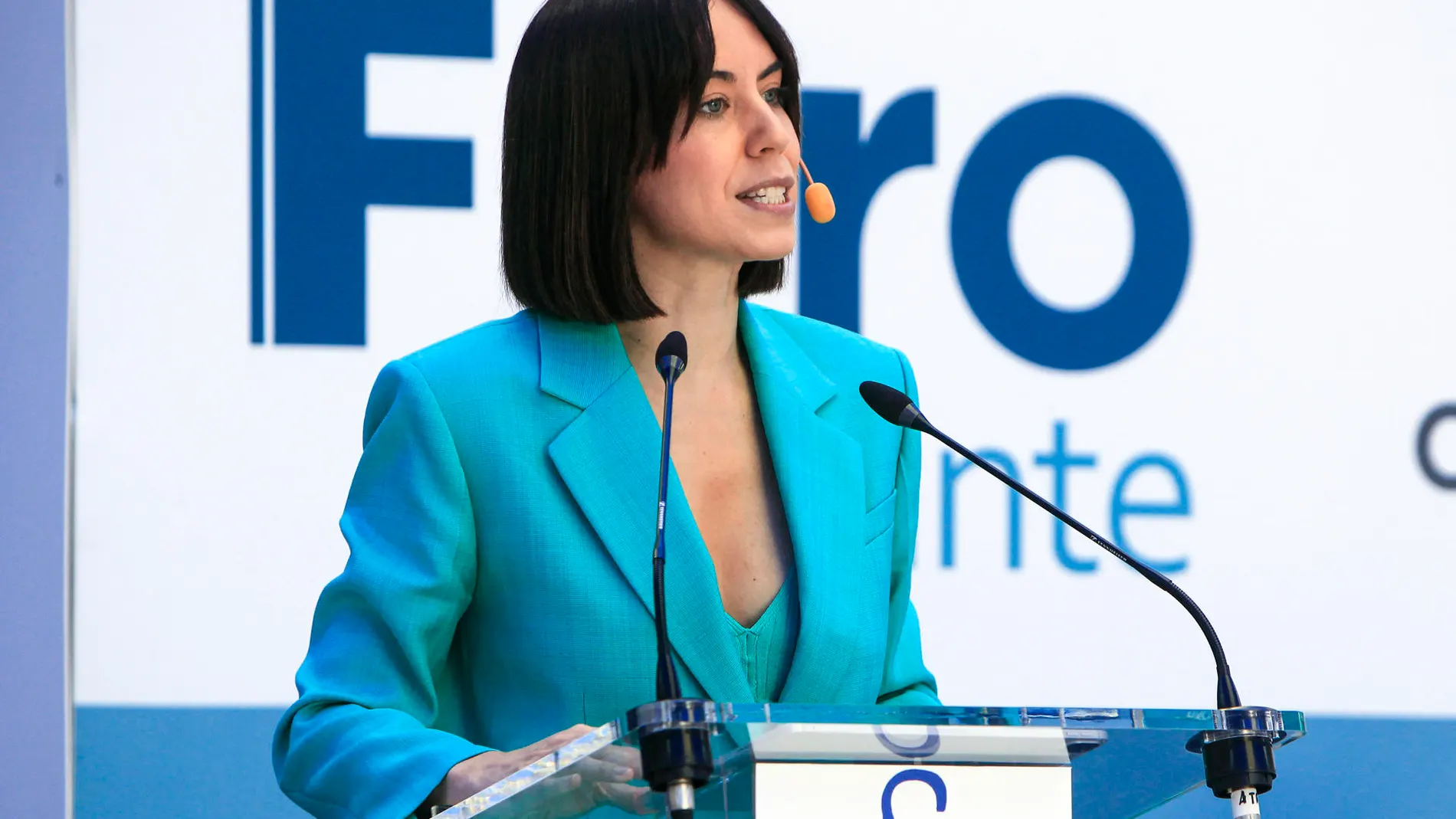 La ministra de Ciencia e Innvoación, Diana Morant, hoy en Alicante