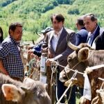 Suárez-Quiñones en la Feria ganadera de Crémenes