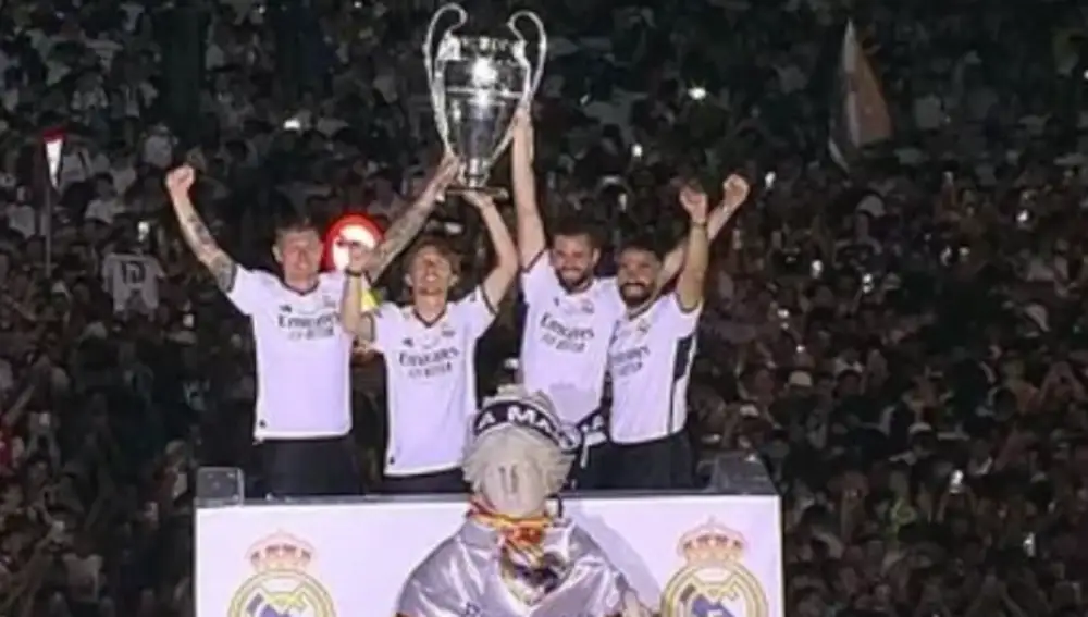 Kroos, Modric, Nacho y Carvajal