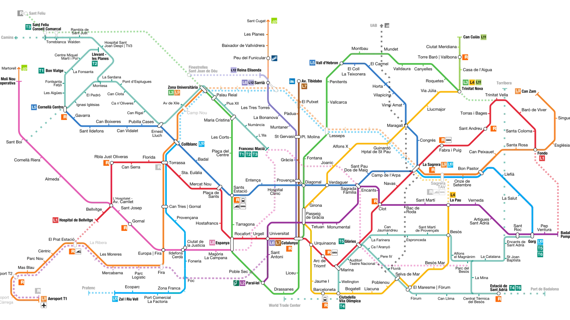 El Metro de Barcelona llegará hasta Sant Feliu cuando acabe su ampliación