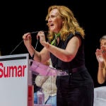 Yolanda Díaz asiste al acto central de Sumar para las europeas