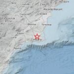 Sucesos.- Torre Pacheco (Murcia) registra un terremoto de 2,5 grados de magnitud