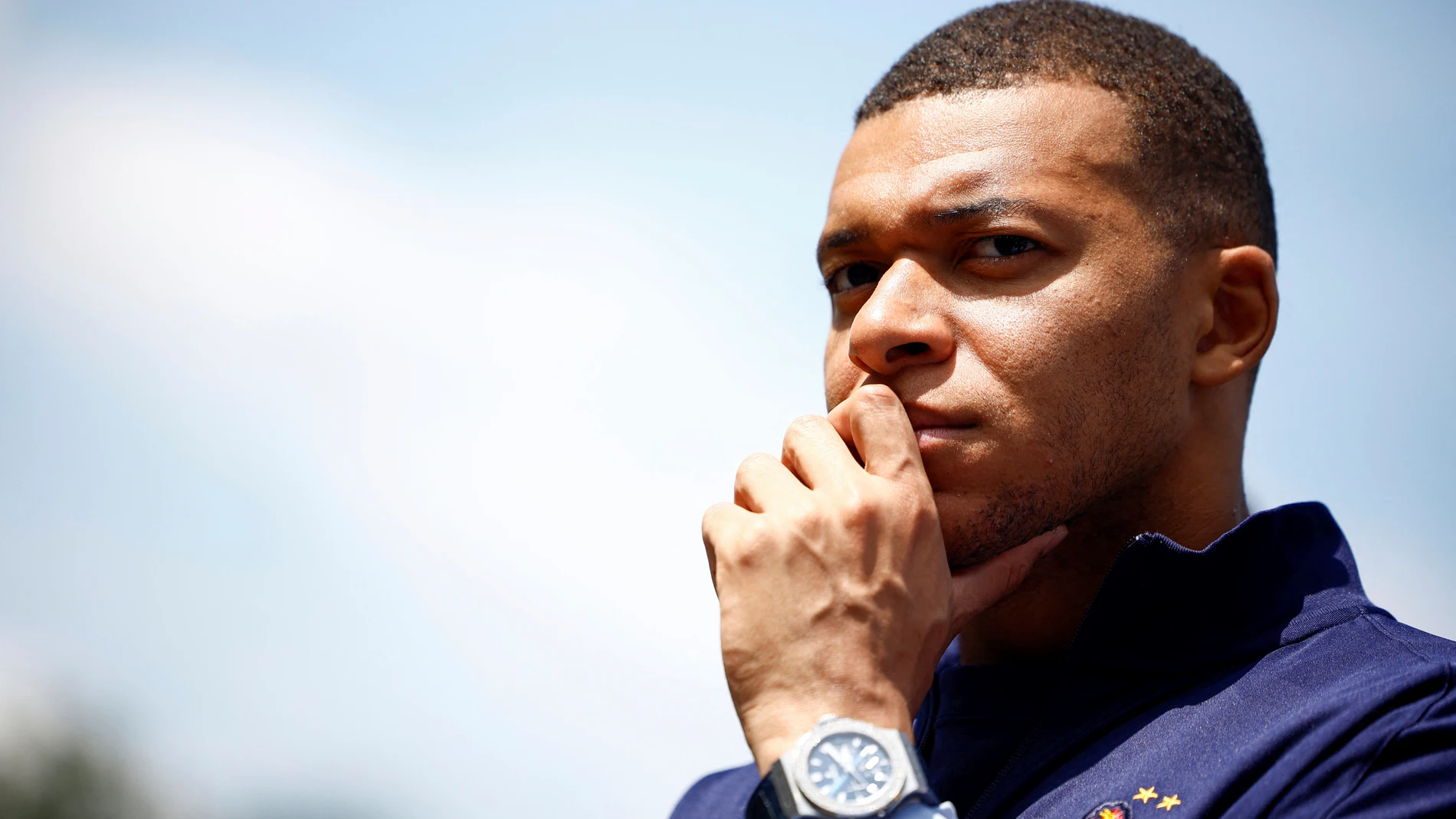 Kylian Mbappé con la selección francesa