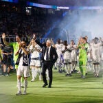 El Real Madrid celebra su 15º título de la Liga de Campeones