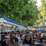 La Feria del Libro retrasa su apertura de tarde a las 18 horas por la alerta naranja activada en El Retiro