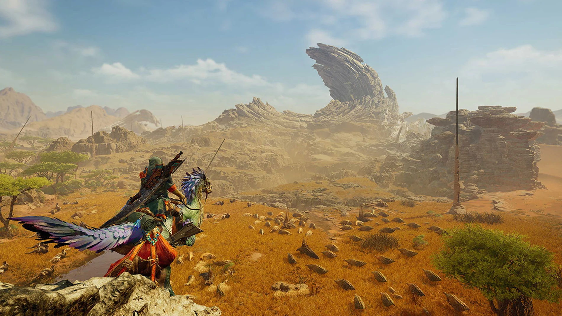 Monster Hunter Wilds muestra músculo con nuevos materiales en vivo