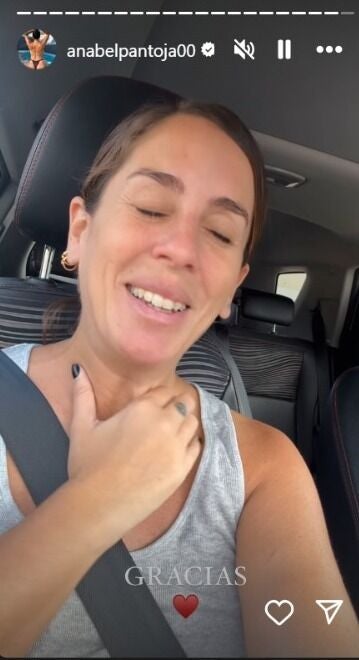 Anabel Pantoja, muy emocionada en sus redes sociales por su embarazo