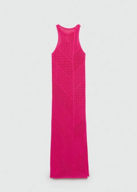 Vestido largo crochet