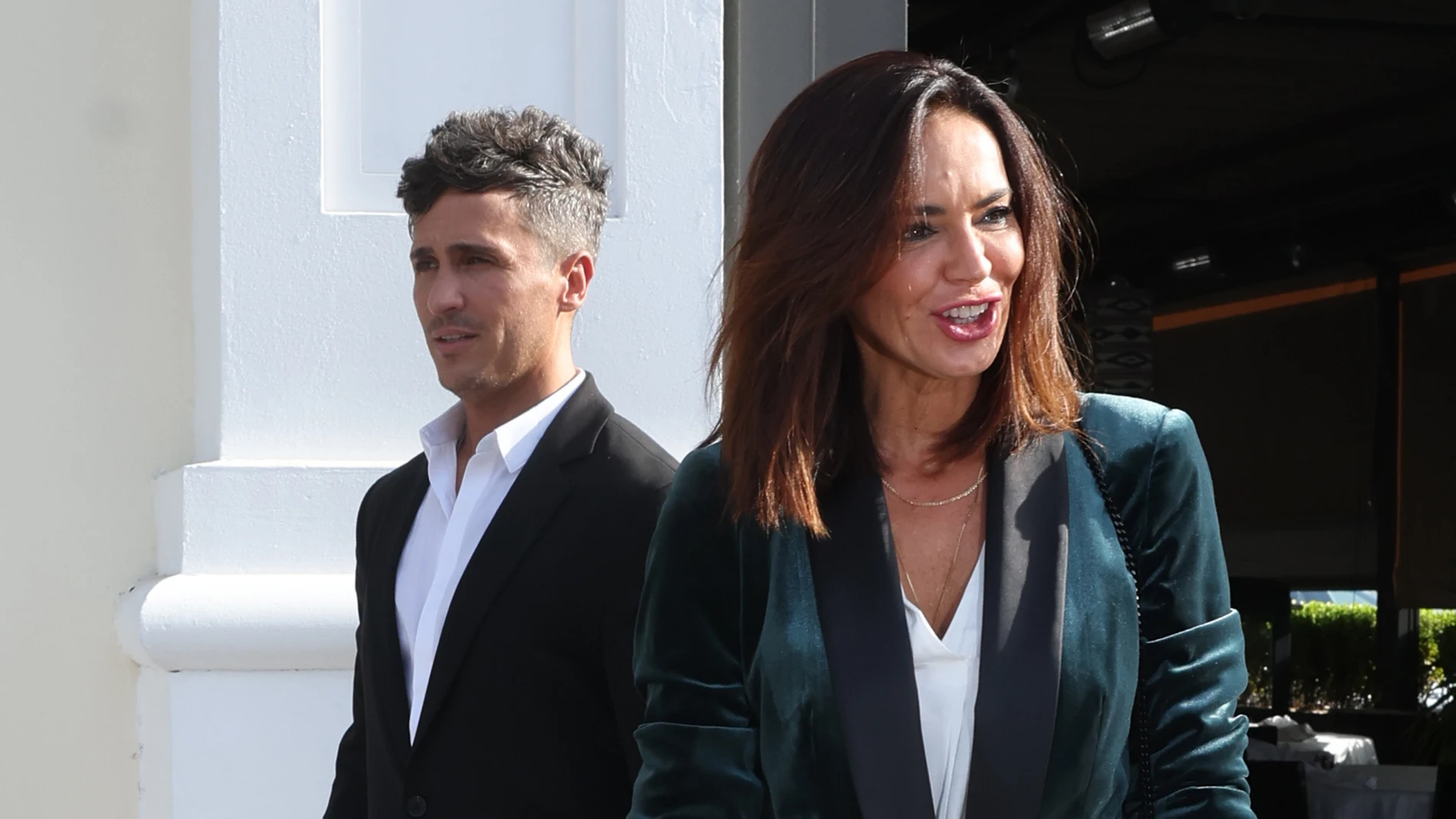 Olga Moreno con Agustín Etienne