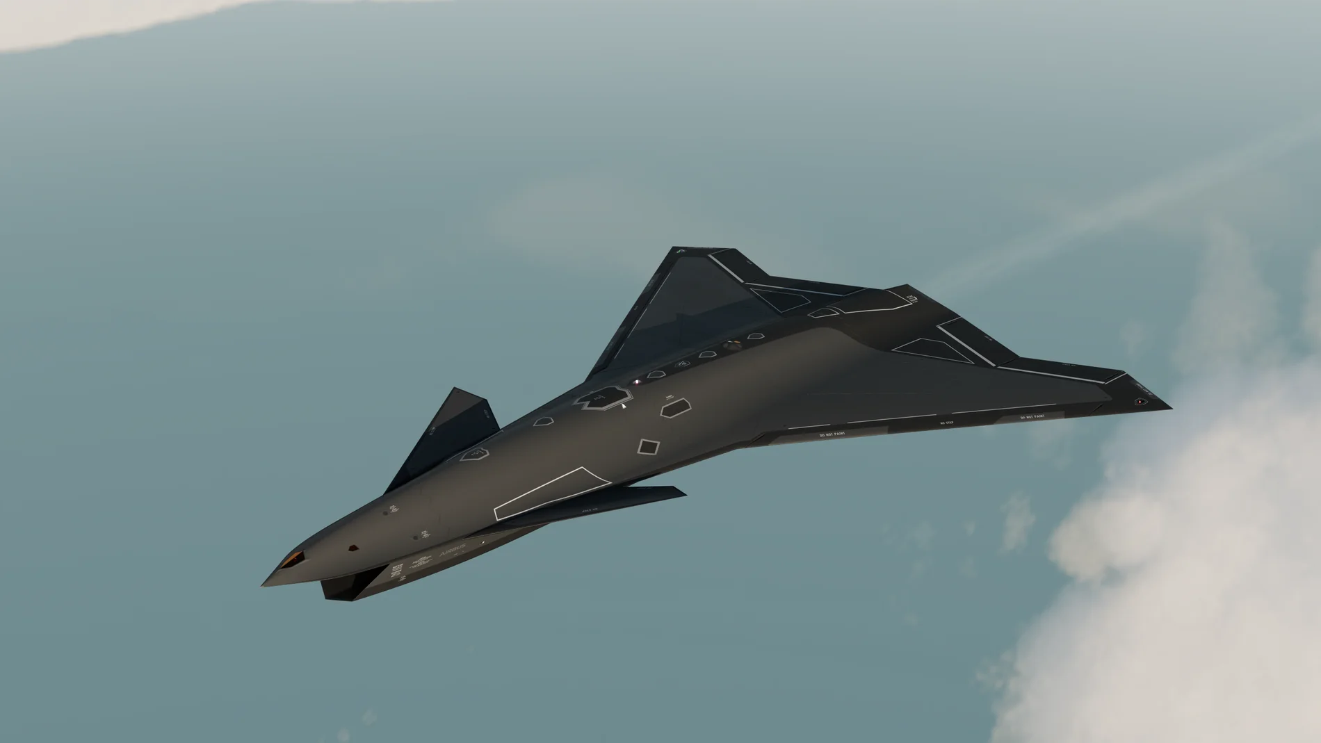 Imagen del prototipo del dron Wingman