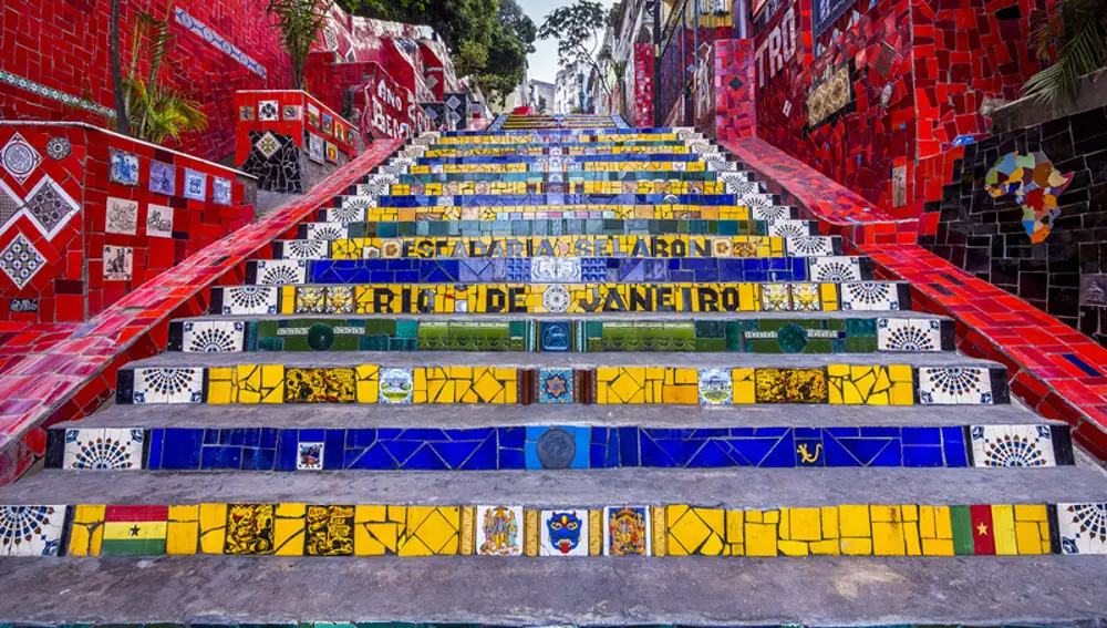 Escalera Selarón en Río de Janeiro