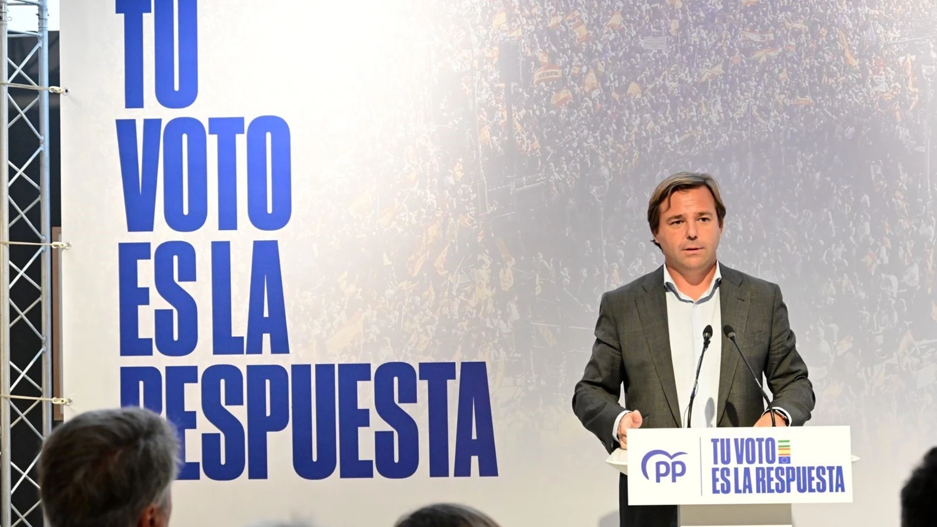 El secretario general y director de campaña del PP de Andalucía, Antonio Repullo. PP-A 06/06/2024