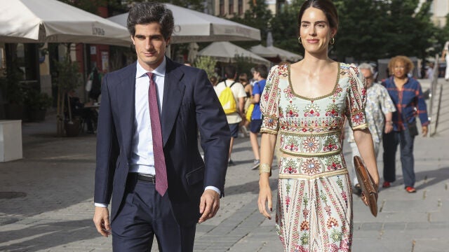 Sofía Palazuelo y su look para el Teatro Real.
