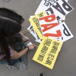 Una protesta antisemita y propalestina bloquea la UPF en Barcelona y deja sin clase al resto de alumnos