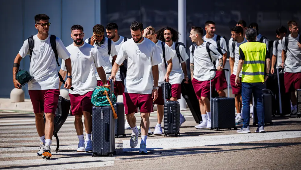 La selección española viaja a Alemania