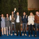 El PPCyL, con su presidente Alfonso Fernández Mañueco, celebra su triunfo en las elecciones al Parlamento Europeo