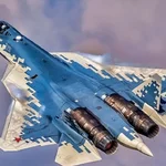 Un caza furtivo ruso Su-57