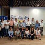Representantes de las empresas del cluster participantes en la jornada