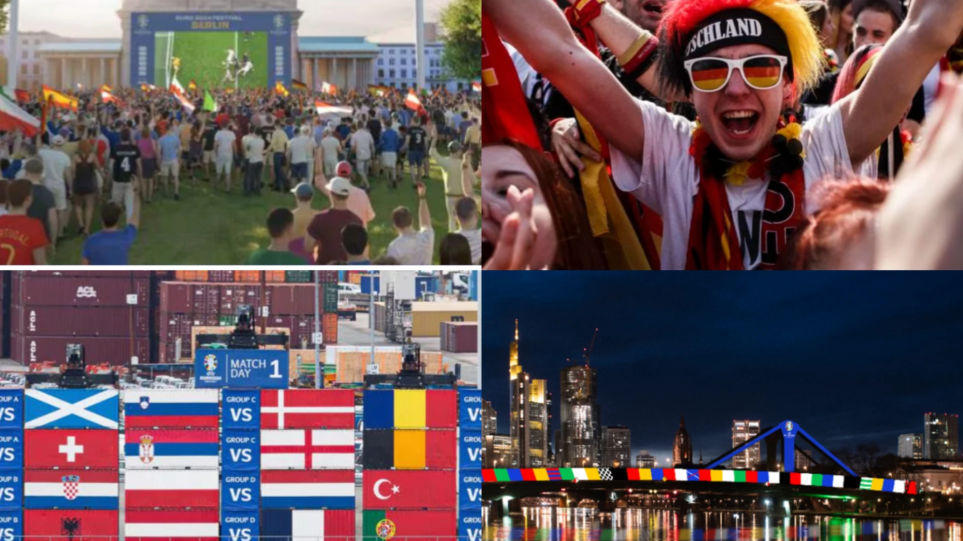 La Eurocopa 2024 en Alemania con tará con 10 Fan zones espectaculares