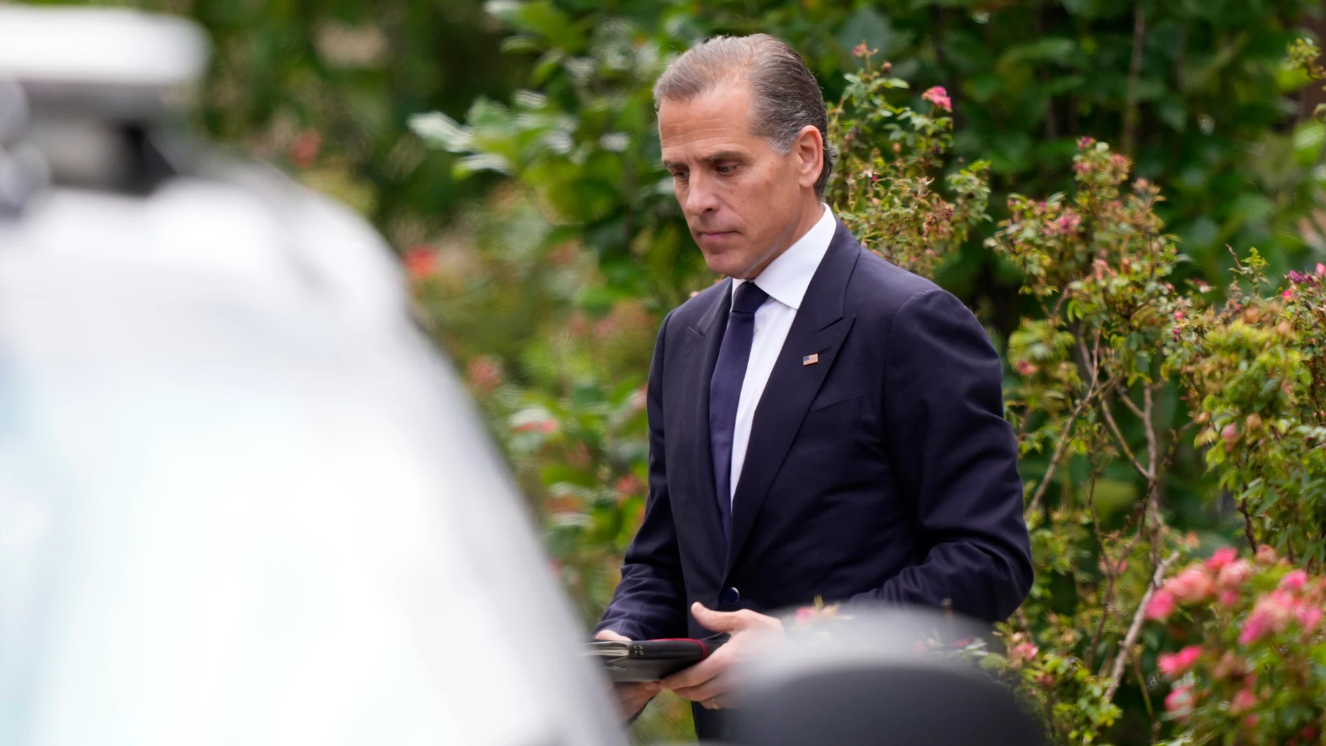 Hunter Biden departs from federal court, Tuesday, June 11, 2024, in Wilmington, Del. (AP Photo/Matt Slocum)