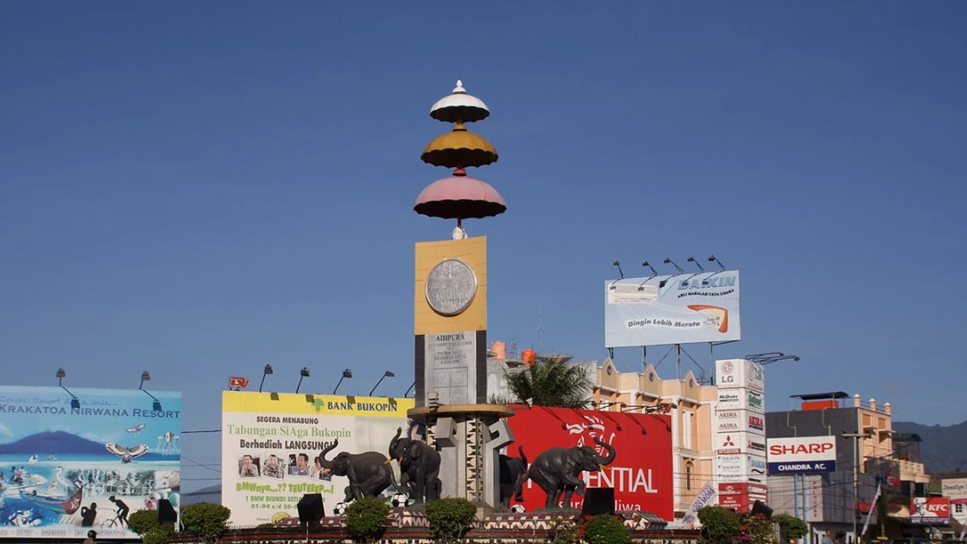 Ciudad de Bandar Lampung, donde actuaba el cómico denunciado
