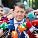 El presidente del Partido Popular en Castilla y León, Alfonso Fernández Mañueco asiste a la reunión del Comité Ejecutivo Nacional