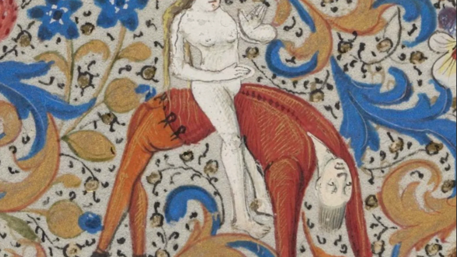 Imagen de una miniatura medieval