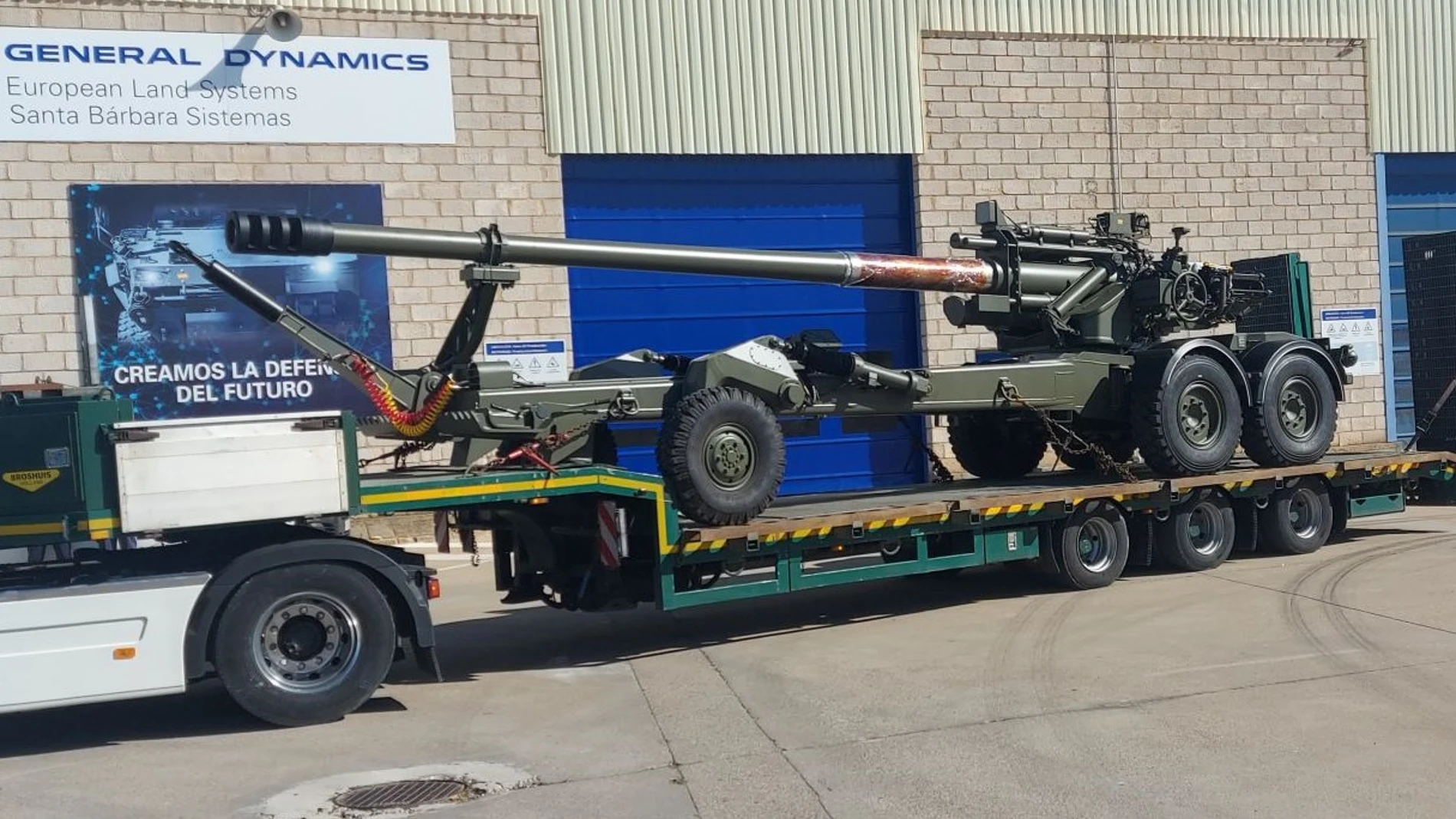 Uno de los cañones de GDELS-SBS para el Ejército de Tierra español