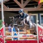 Nuria Leiva, en plena competici&oacute;n