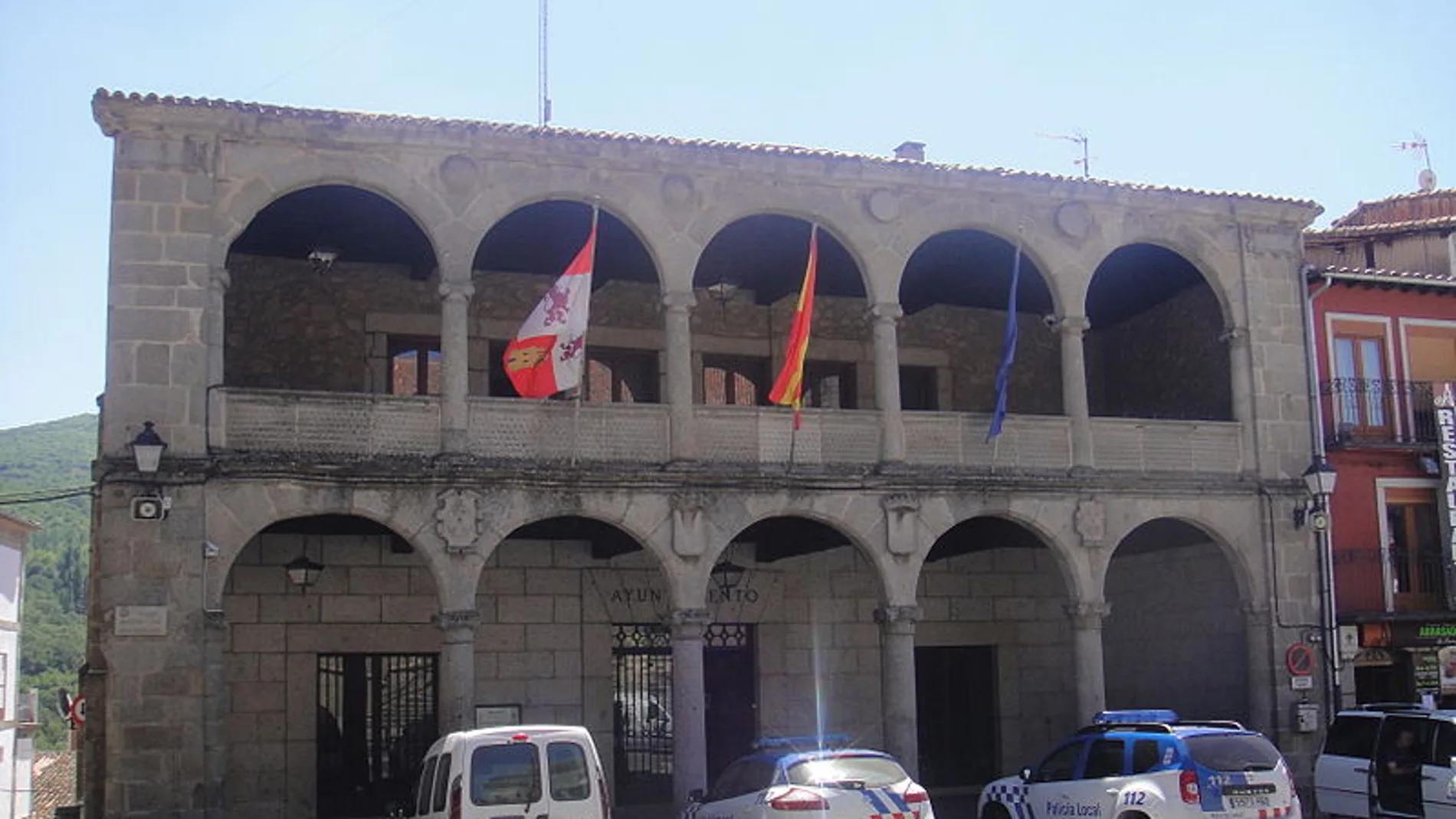 Imagen del exterior de la casa consistorial de Béjar