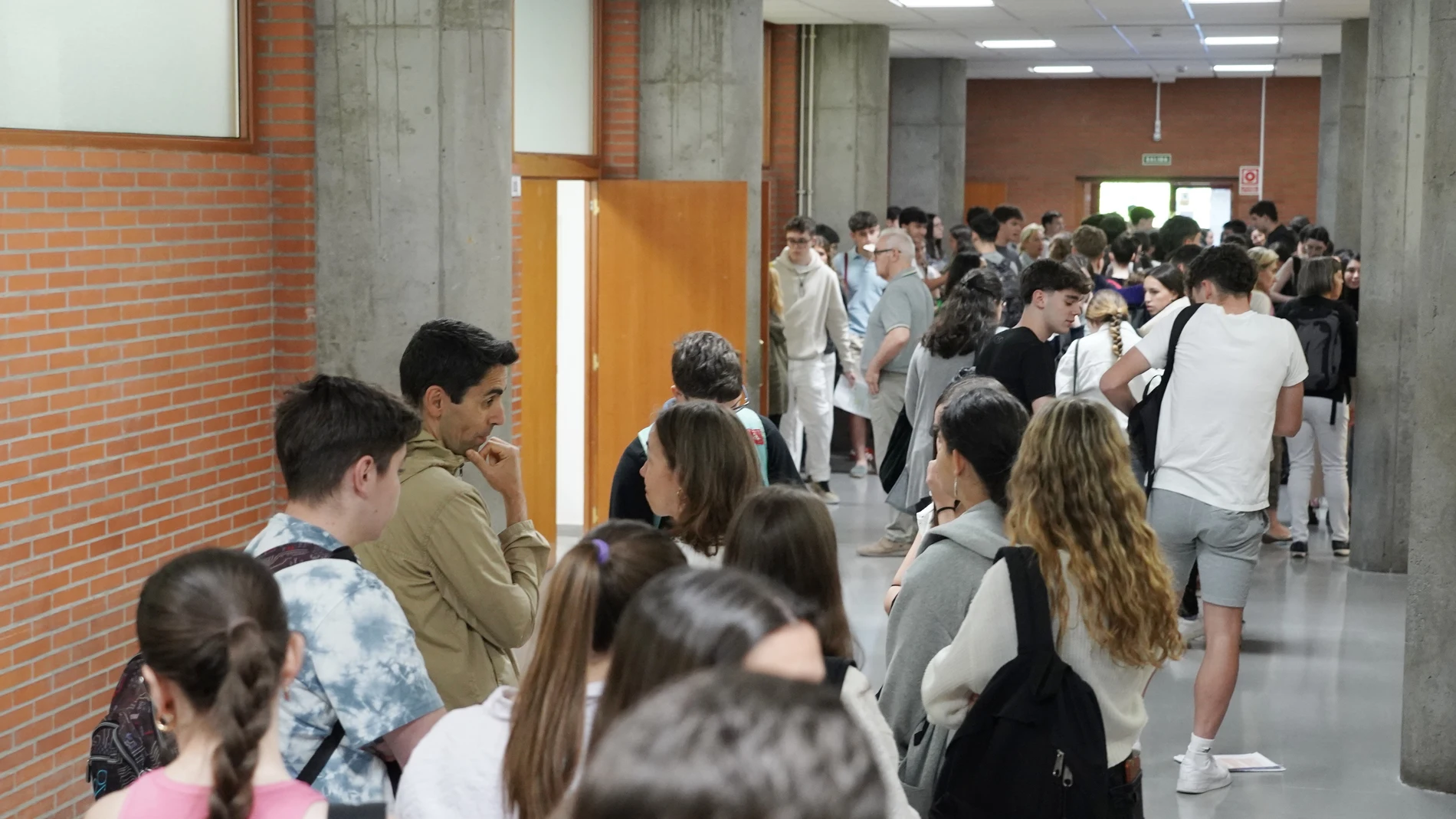 Estudiantes presentados a la EBAU en Valladolid