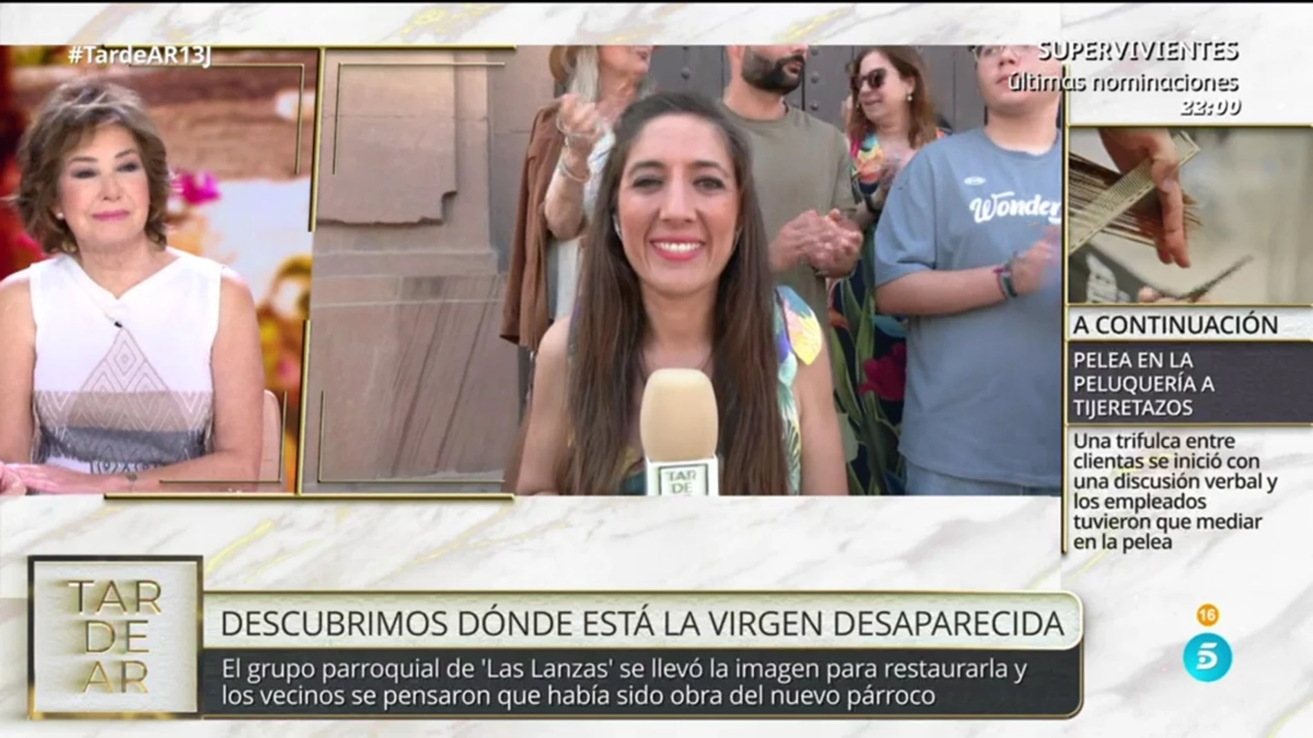 Ana Rosa Quintana y Lucía Tornero en 'TardeAR'