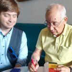 Alfon Arranz junto a su amigo José González Torices