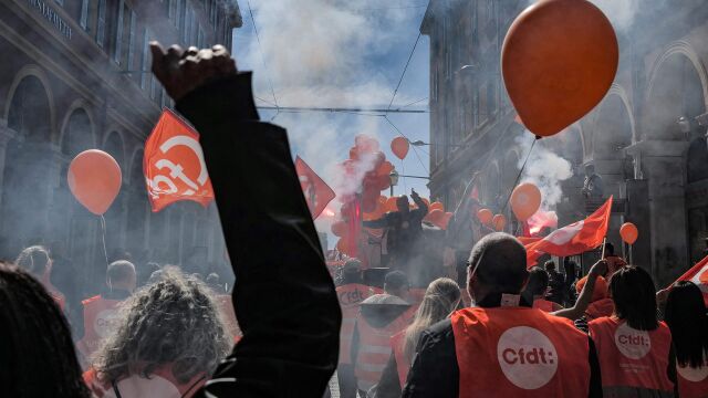 Francia.- Arrancan en Francia una ola de manifestaciones contra Agrupación Nacional