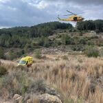 Valencia.- Sucesos.- Bomberos rescatan a un ciclista en Llosa de Ranes y a una senderista en Cortes de Pallás
